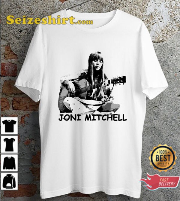 Joni Mitchell Both Sides Now Rock Music T-Shirt