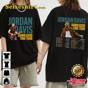 Jordan Davis 2023 Damn Good Time Tour T-shirt