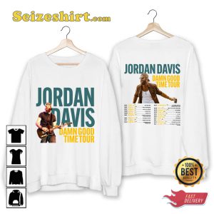Jordan Davis 2023 Damn Good Time Tour T-shirt