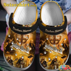 Judas Priest Band Music 50 Heavy Metall Years Anniversary Comfort Clogs