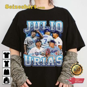 Julio Urias Los Angeles Dodgers Uri Baseball T-Shirt