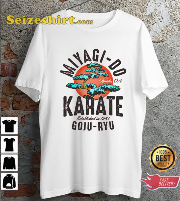 Karate Kid Franchise Miyagi-do Goju Ryu Japanese Style T-Shirt