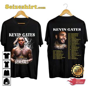 Kevin Gates Concert Only The Generals Tour 2023 T-shirt