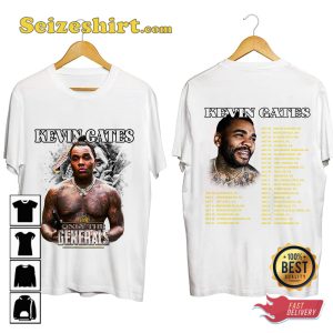 Kevin Gates Concert Only The Generals Tour 2023 T-shirt