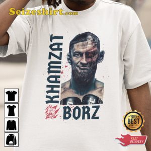 Khamzat Chimaev UFC Borz MMA Fan Gift T-shirt