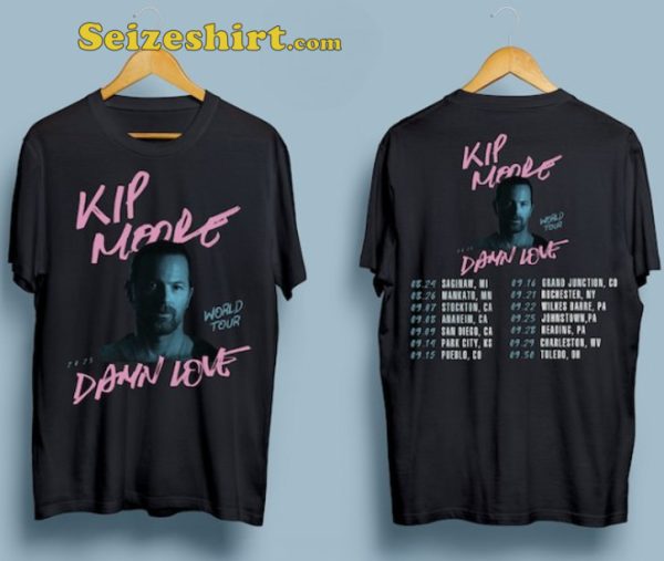 Kip Moore Damn Love World Tour 2023 Shirt, Kip Moore Fan Shirt, Damn Love Tour Merch Shirt