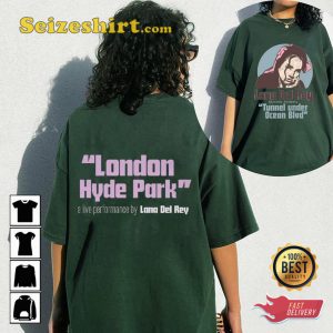 Lana Del Rey Album Hyde Park Fan Gift T-shirt
