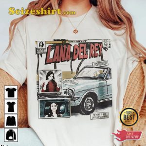Lana Del Rey Music 2023 Summertime Sadness Trendy Concert T-Shirt