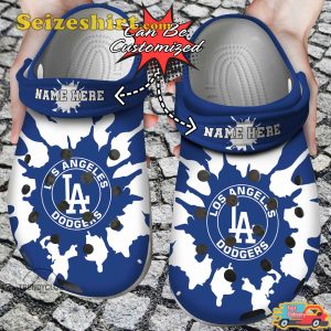 Los Angeles Dodgers Dodgers Chronicles Scripting History Baseball Comfort Clogs