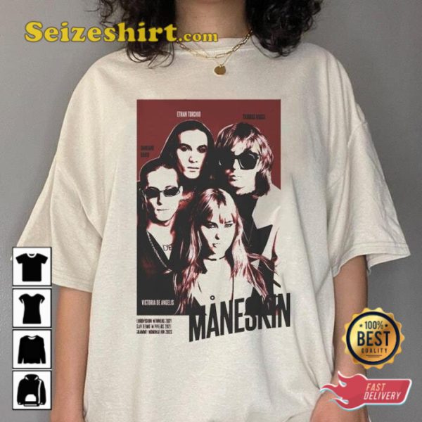 Maneskin Zitti e buoni Rock Vibes Trendy T-Shirt