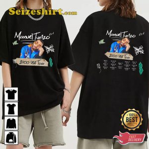 Manuel Turizo Us Tour 2023 Concert Fans Tribute T-Shirt