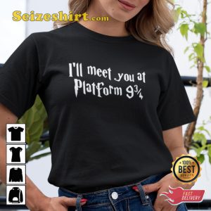 Meet You At Platform 9 34 Potter Inspired Pottery T-Shirt