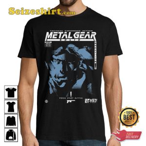 Metal Gear Solid 1 Tactical Espionage Action Solid Snake Gaming Vibes T-Shirt