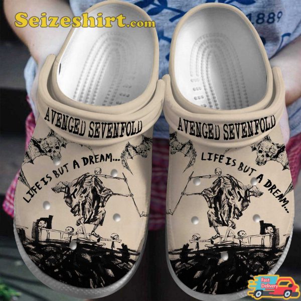 Metal Legacy Avenged Sevenfold Music Band Harmonious Avenging Comfort Clogs