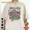 Metallica Happy Cartoon World Designed Tour Concert T-Shirt