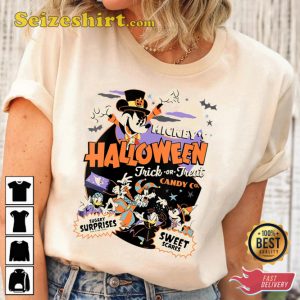 Mickey Trick Or Treat Candy Co Halloween Party 2023 T-Shirt