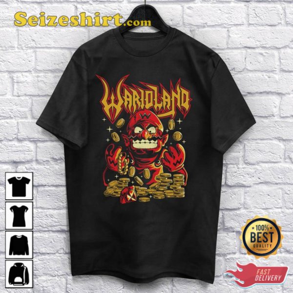 Money Land Warrioland Heavy Metal Gaming Vibe Unisex T-Shirt