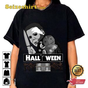 Myers Michael Halloween Trick Or Treat Hall R Ween T-Shirt