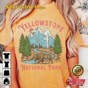 National Park 63 Yellowstone Bohemian Style T-Shirt