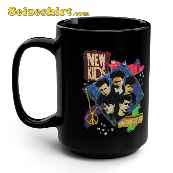 New Kids on the Block Boy Band 80s Vibes Ceramic Coffee Mug