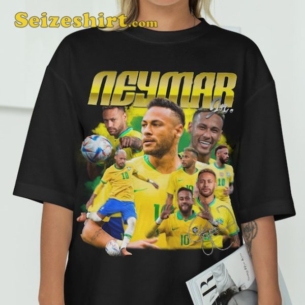 Neymar Da Silva Santos Jr Brazil Football Soccer Classic T-Shirt