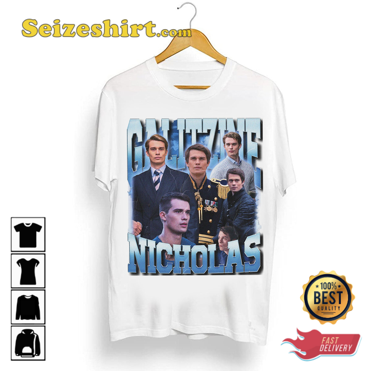 Nicholas Galitzine High Strung Handsome Devil Actor Movie T-Shirt