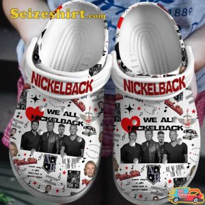 Nickelback Tour Rock Band Fan Gift Get Rollin 2023 Music Comfort Clogs