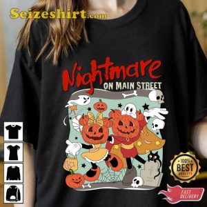 Nightmare On The Main Street Mickey Disney Halloween T-Shirt