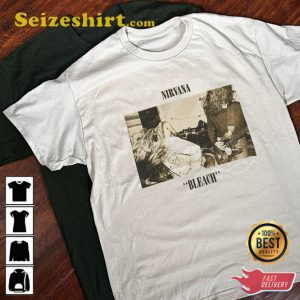 Nirvana Bleach Band Single Stitch USA First Tour T-Shirt