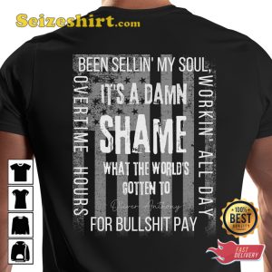 Oliver Anthony Country Overtime Hours For Bullshit Pay Lyrics Designed Unisex T-Shirt