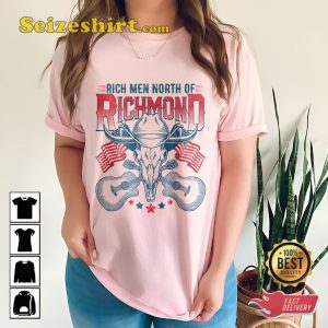 Oliver Anthony Rich Men North Of Richmond Proud American Bullhead Country Music T-Shirt