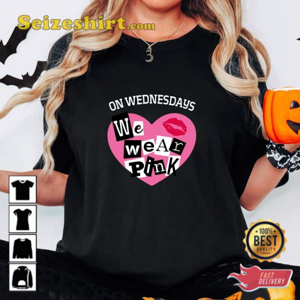 On Wednesday We Wear Pink Mean Girls Matching Unisex T-Shirt