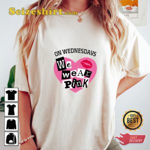 On Wednesday We Wear Pink Mean Girls Matching Unisex T-Shirt