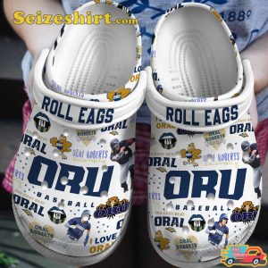 Oral Roberts Golden Eagles Ncaa Sport Roll Eags Fans Supporter Comfort Clogs