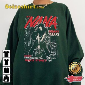 Osaki Nana Gaia Records Black Stones Anime Unisex T-Shirt