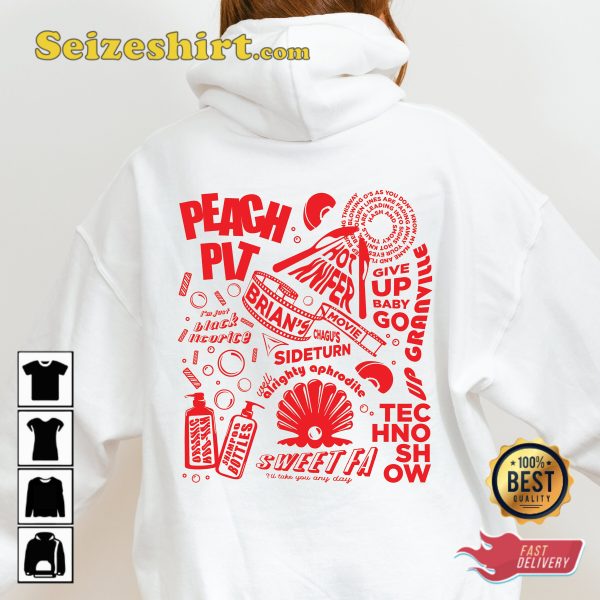 Peach Pit Band Indie Pop Peachy Melodies Vibes Unisex T-Shirt