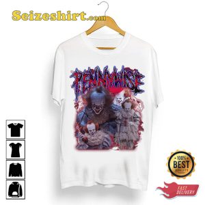 Pennywise It Movie The Evil Dancing Clown Horror Costume T-Shirt