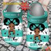 Personalized Afro Girl Custom Name Black Girl Magic Comfort Clogs