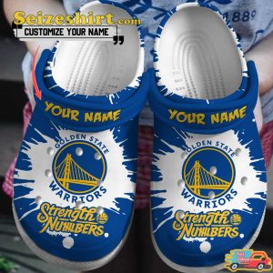 Personalized Custom Name Golden State Warriors Nba Sport Comfort Clogs