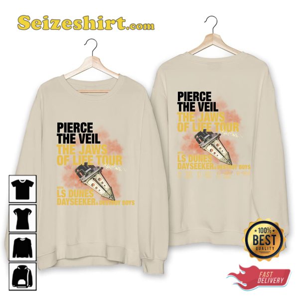 Pierce The Veil Tour 2023 The Jaws Of Life Tour T-shirt