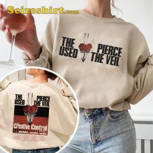 Pierce The Veil And The Used Tour 2023 Concert T-Shirt