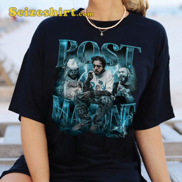 Post Malone Doodle Art Tattoo Unisex Graphic Malone T-Shirt