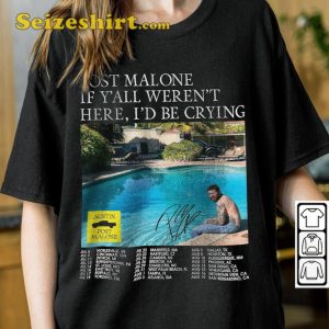 Post Malone Music Shirt, Tour 2023 Concert Gift, Posty World Tour Tee