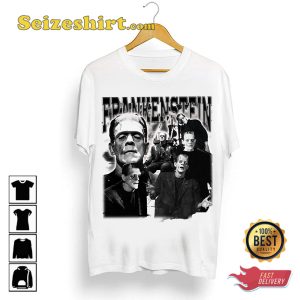 Retro 90s Vintage Inspired Frankenstein Prometheus Halloween Costume T-Shirt