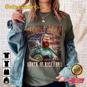 Rich Men North Of Richmond For People Like Me Patriotic American Flag Music Trendy T-Shirt