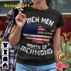 Rich Men North Of Richmond Oliver Anthony Country Music American Flag Unisex T-Shirt