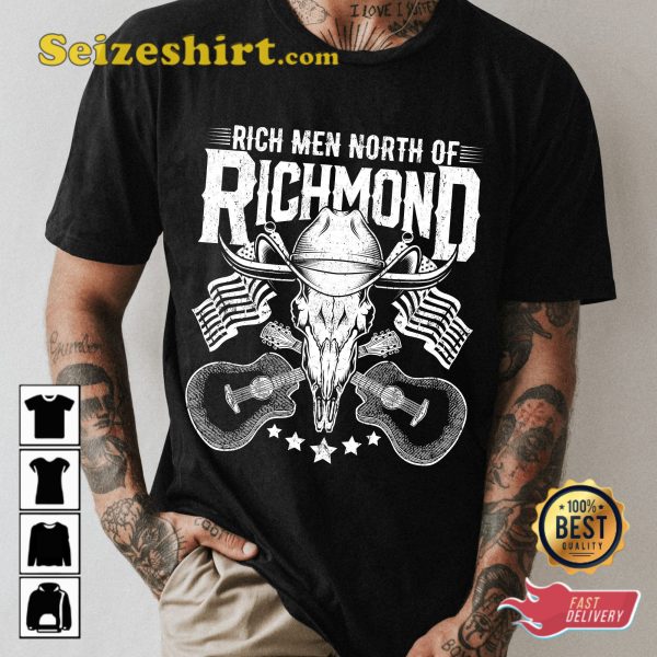 Rich Men North Of Richmond Oliver Anthony Country Music American T-Shirt