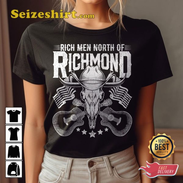 Rich Men North Of Richmond Oliver Anthony Country Music American T-Shirt