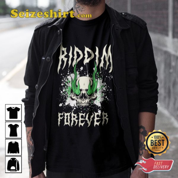 Riddim Forever Rave Merch EDM House Music Festival Outfit Fans T-Shirt