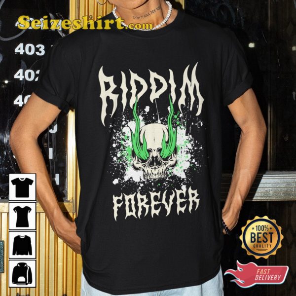 Riddim Forever Rave Merch EDM House Music Festival Outfit Fans T-Shirt